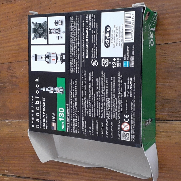 nanoblock micro building block NBH130 Saturn V Rocket (open box /sealed bag) - Picture 2 of 5